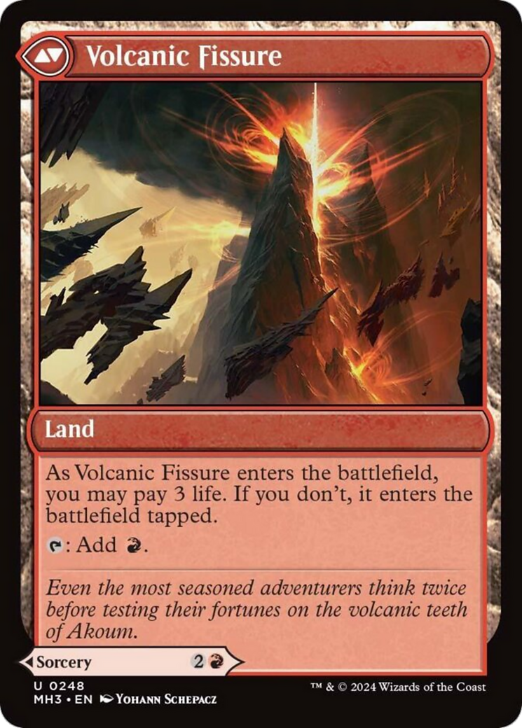 Sundering Eruption // Volcanic Fissure [Modern Horizons 3] | Enigma On Main