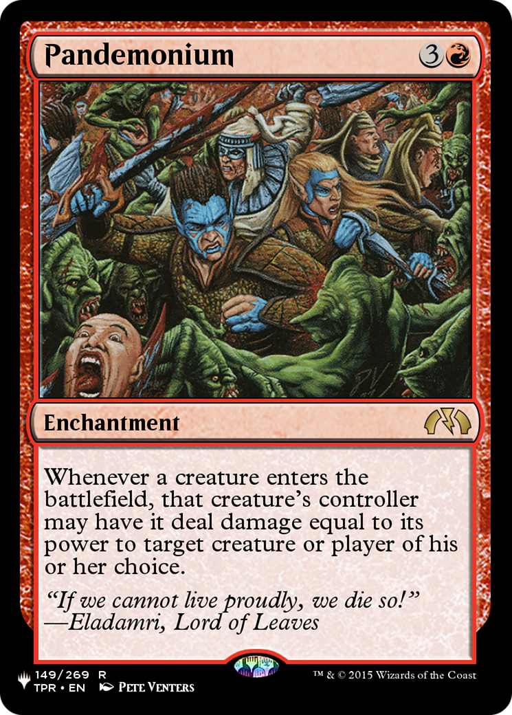 Pandemonium (TPR) [The List] | Enigma On Main