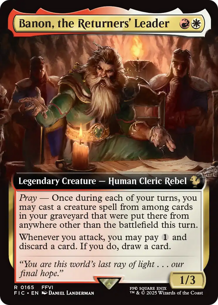 Banon, the Returners' Leader (Extended Art) [FINAL FANTASY Commander] | Enigma On Main