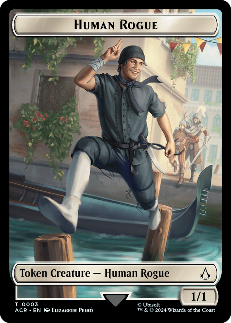 Human Rogue Token [Assassin's Creed Tokens] | Enigma On Main