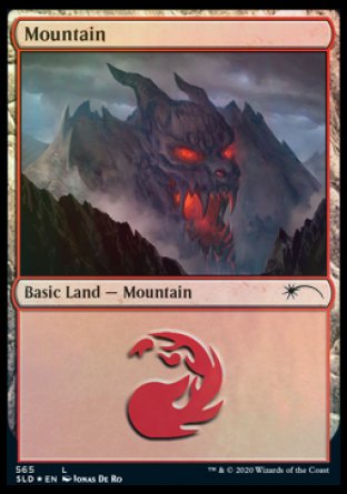 Mountain (Develish) (565) [Secret Lair Drop Promos] | Enigma On Main