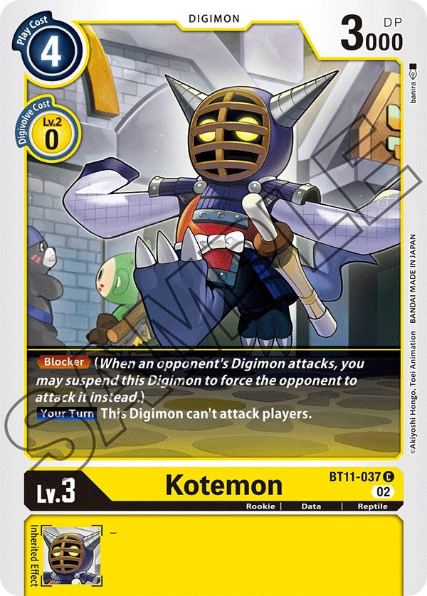 Kotemon [BT11-037] [Dimensional Phase] | Enigma On Main