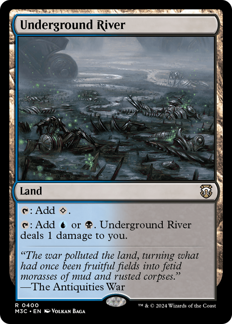 Underground River (Ripple Foil) [Modern Horizons 3 Commander] | Enigma On Main