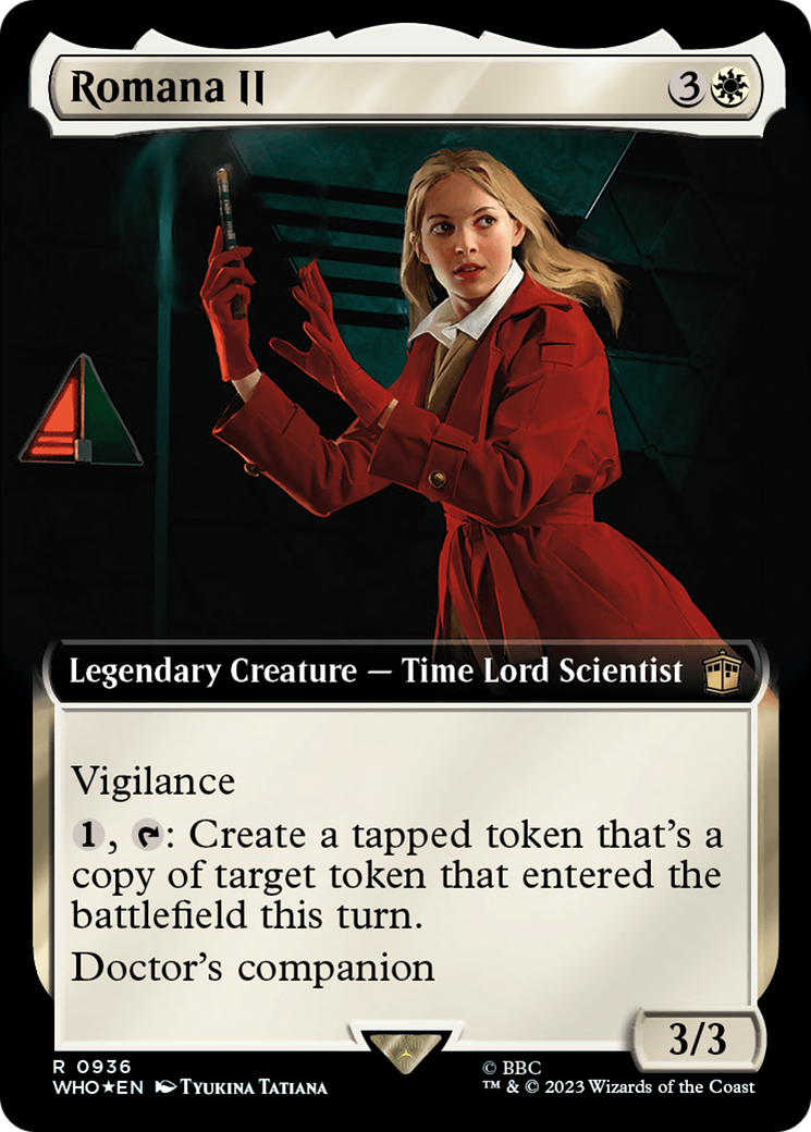 Romana II (Extended Art) (Surge Foil) [Doctor Who] | Enigma On Main