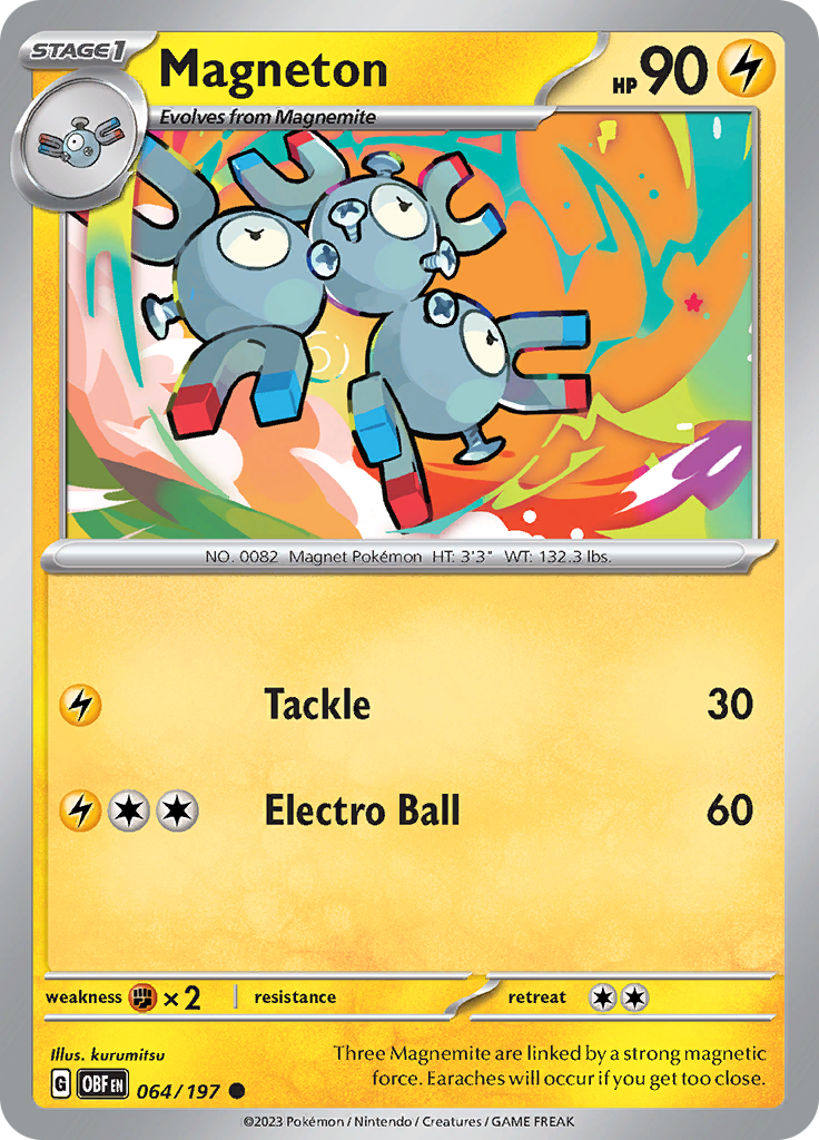 Magneton (064/197) [Scarlet & Violet: Obsidian Flames] | Enigma On Main