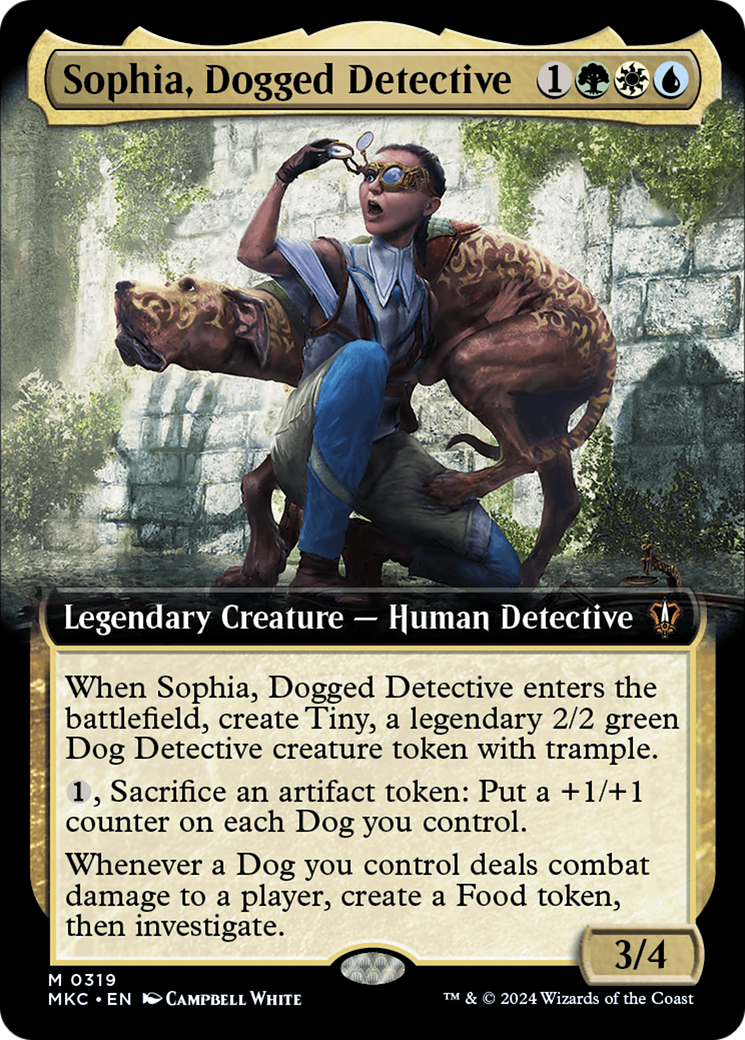 Sophia, Dogged Detective (Extended Art) [Murders at Karlov Manor Commander] | Enigma On Main