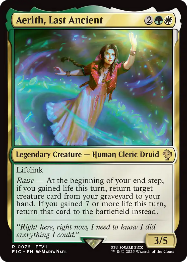 Aerith, Last Ancient [FINAL FANTASY Commander] | Enigma On Main