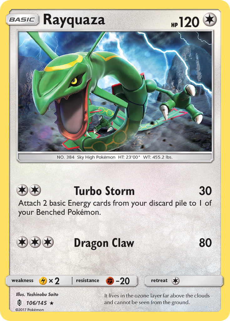 Rayquaza (106/145) [Sun & Moon: Guardians Rising] | Enigma On Main