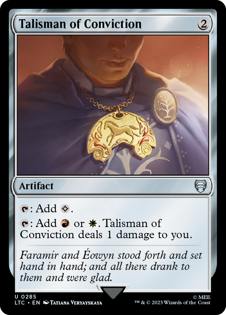 Talisman of Conviction [The Lord of the Rings: Tales of Middle-Earth Commander] | Enigma On Main