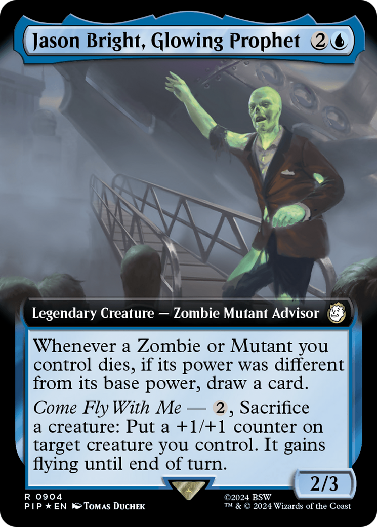 Jason Bright, Glowing Prophet (Extended Art) (Surge Foil) [Fallout] | Enigma On Main