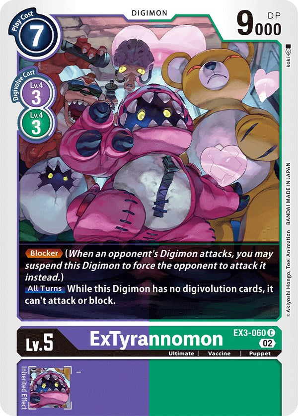 ExTyrannomon [EX3-060] [Draconic Roar] | Enigma On Main