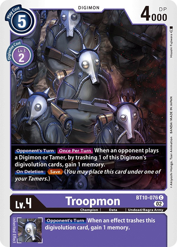 Troopmon [BT10-076] [Xros Encounter] | Enigma On Main