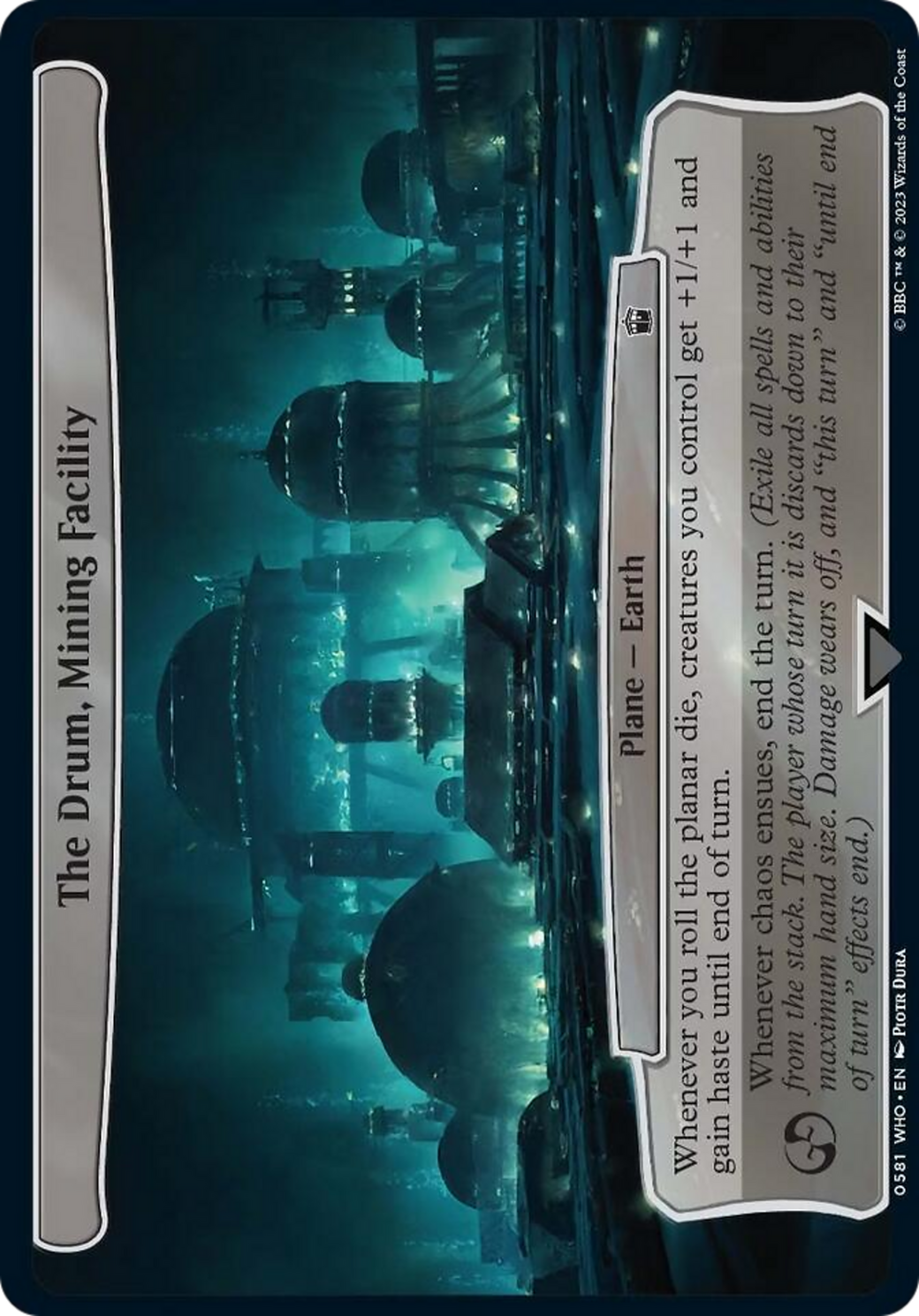 The Drum, Mining Facility [Doctor Who] | Enigma On Main