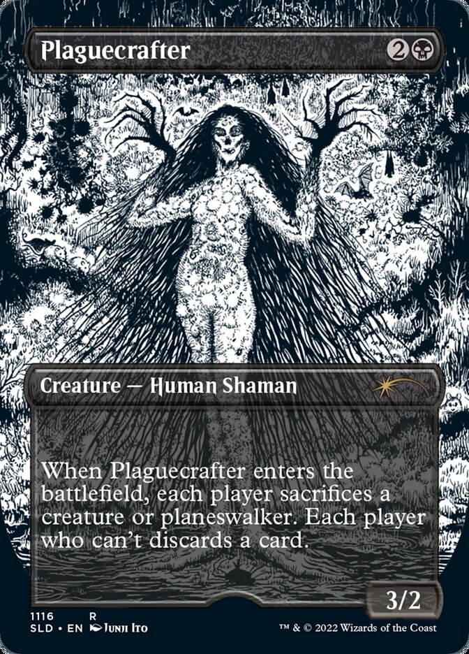 Plaguecrafter (Borderless Etched Foil) [Secret Lair Drop Series] | Enigma On Main