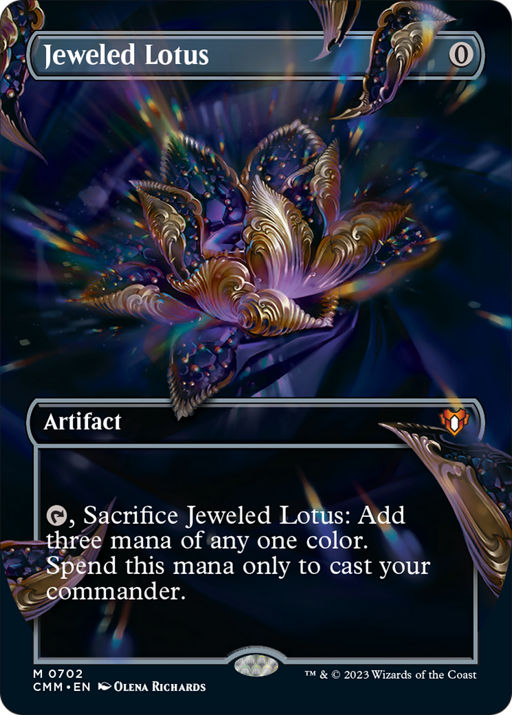 Jeweled Lotus (Borderless Frame Break) [Commander Masters] | Enigma On Main