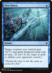 Dive Down [The List Reprints] | Enigma On Main