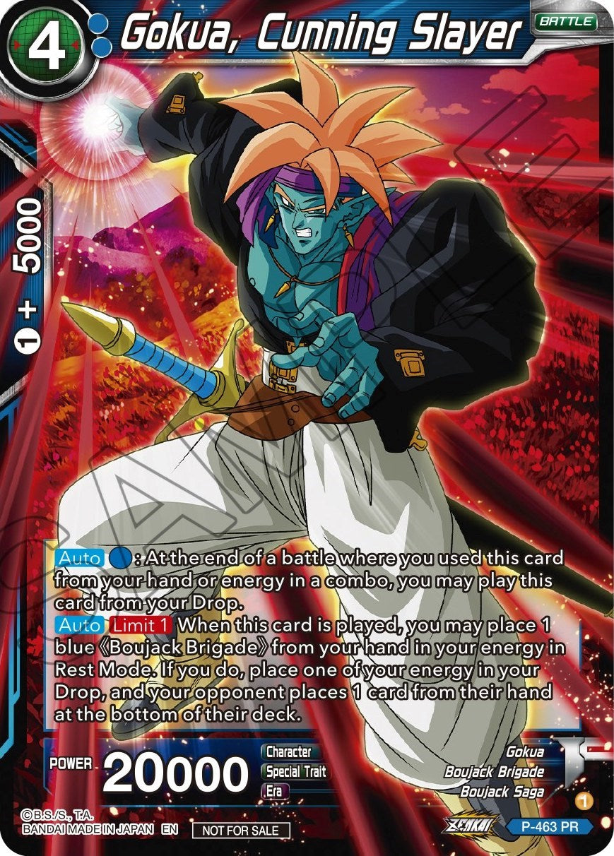 Gokua, Cunning Slayer (Z03 Dash Pack) (P-463) [Promotion Cards] | Enigma On Main