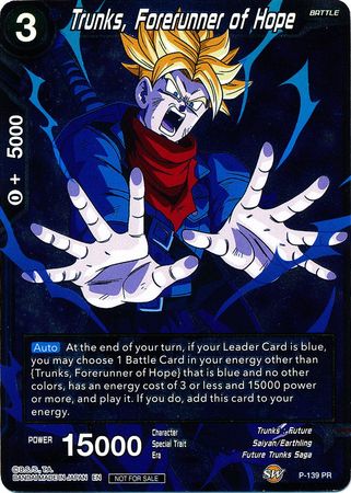 Trunks, Forerunner of Hope (P-139) [Promotion Cards] | Enigma On Main