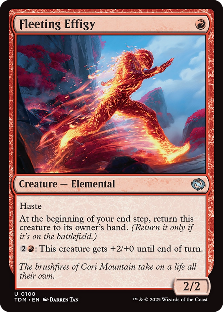 Fleeting Effigy [Tarkir: Dragonstorm] | Enigma On Main