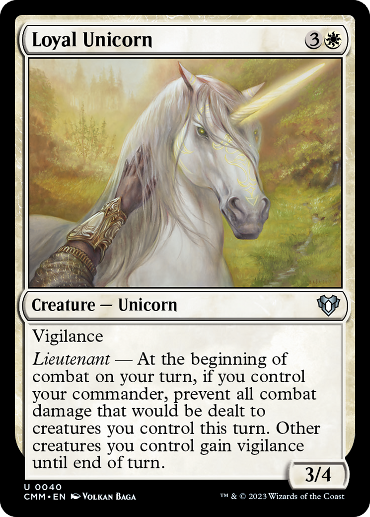 Loyal Unicorn [Commander Masters] | Enigma On Main