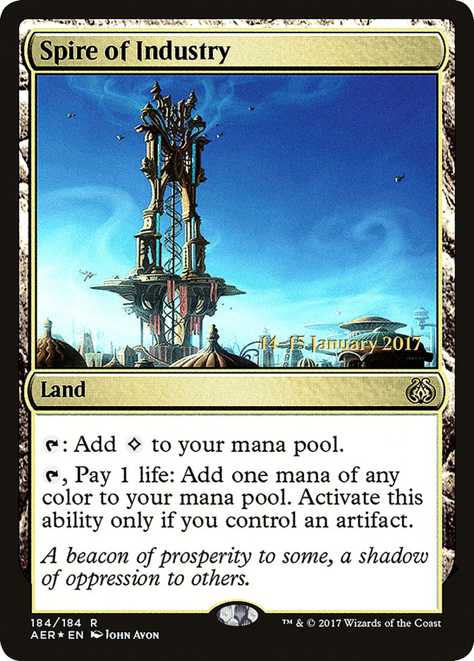 Spire of Industry [Aether Revolt Prerelease Promos] | Enigma On Main