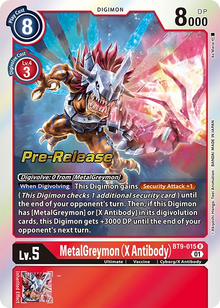 MetalGreymon (X Antibody) [BT9-015] [X Record Pre-Release Promos] | Enigma On Main