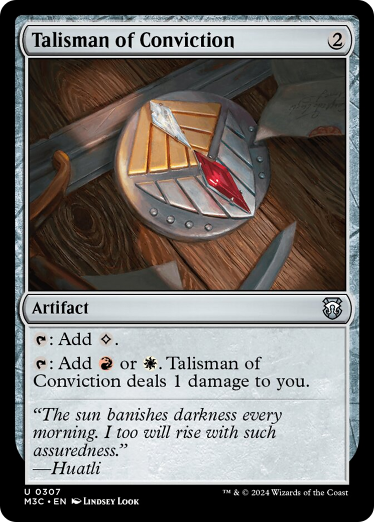 Talisman of Conviction [Modern Horizons 3 Commander] | Enigma On Main