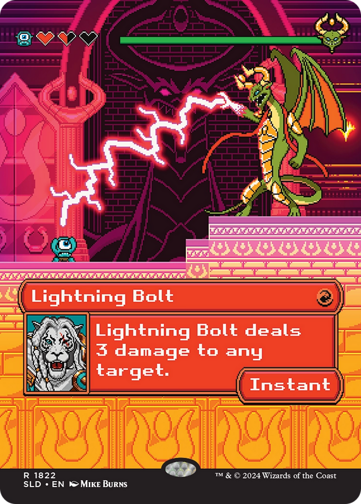 Lightning Bolt (1822) (Rainbow Foil) [Secret Lair Drop Series] | Enigma On Main