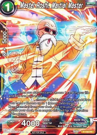 Master Roshi, Martial Master (Power Booster: World Martial Arts Tournament) (P-158) [Promotion Cards] | Enigma On Main