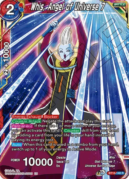 Whis, Angel of Universe 7 (BT16-140) [Realm of the Gods] | Enigma On Main