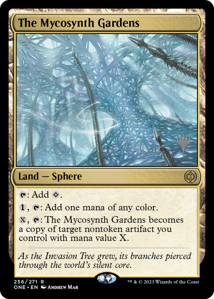 The Mycosynth Gardens (Promo Pack) [Phyrexia: All Will Be One Promos] | Enigma On Main