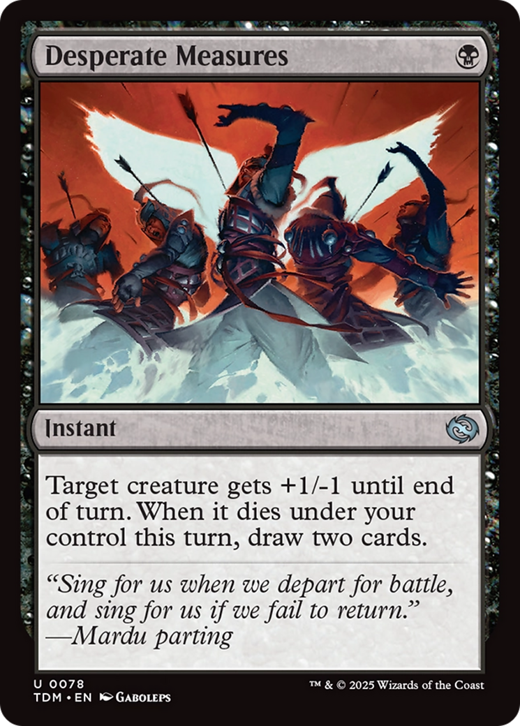 Desperate Measures [Tarkir: Dragonstorm] | Enigma On Main