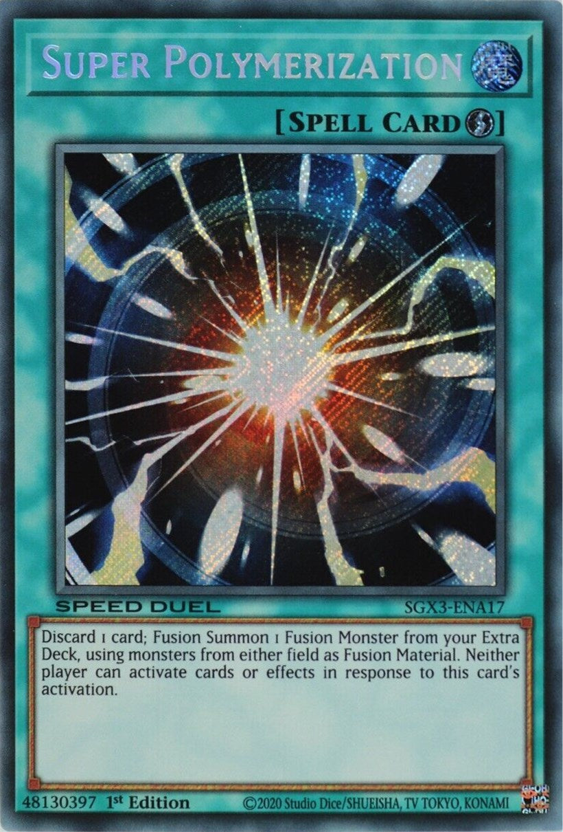 Super Polymerization [SGX3-ENA17] Secret Rare | Enigma On Main