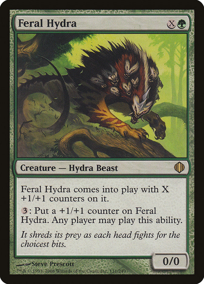 Feral Hydra (Oversized) [Oversize Cards] | Enigma On Main