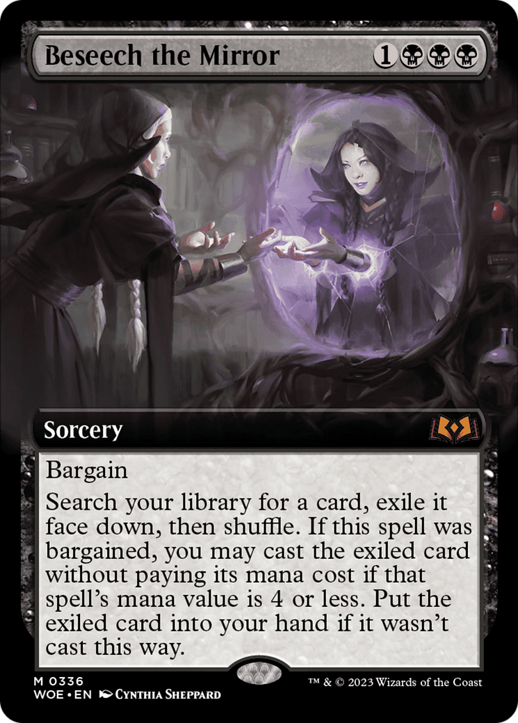 Beseech the Mirror (Extended Art) [Wilds of Eldraine] | Enigma On Main