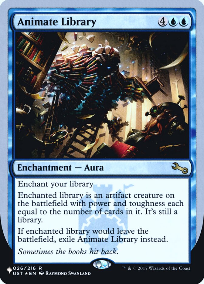 Animate Library (Unfinity Foil Edition) [The List] | Enigma On Main