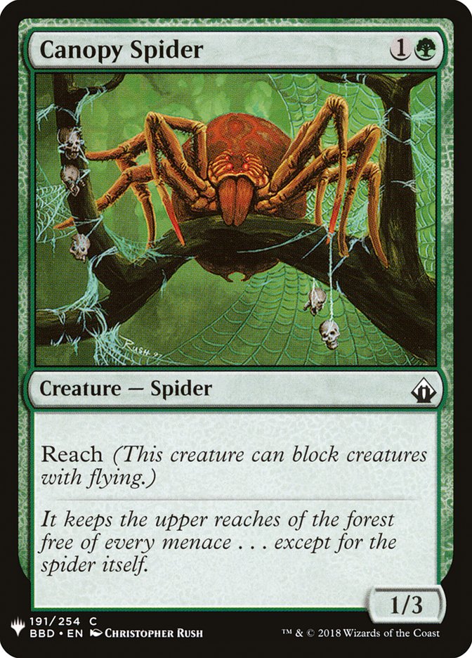 Canopy Spider [Mystery Booster] | Enigma On Main