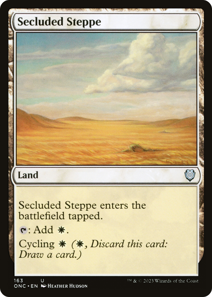 Secluded Steppe [Phyrexia: All Will Be One Commander] | Enigma On Main