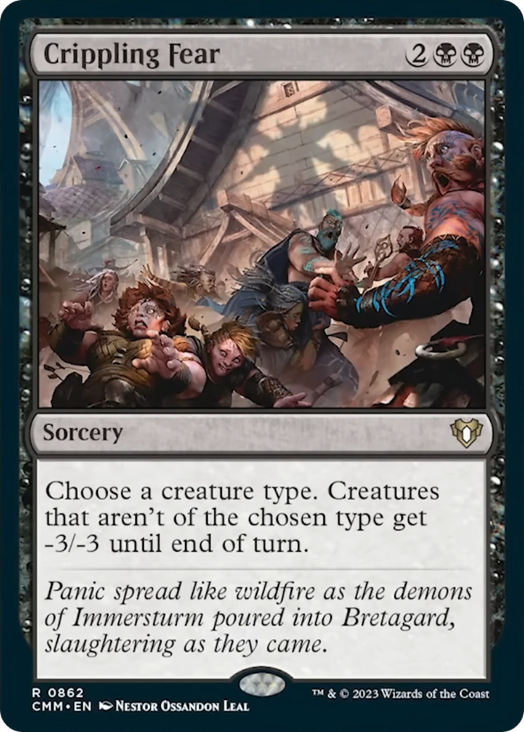 Crippling Fear [Commander Masters] | Enigma On Main