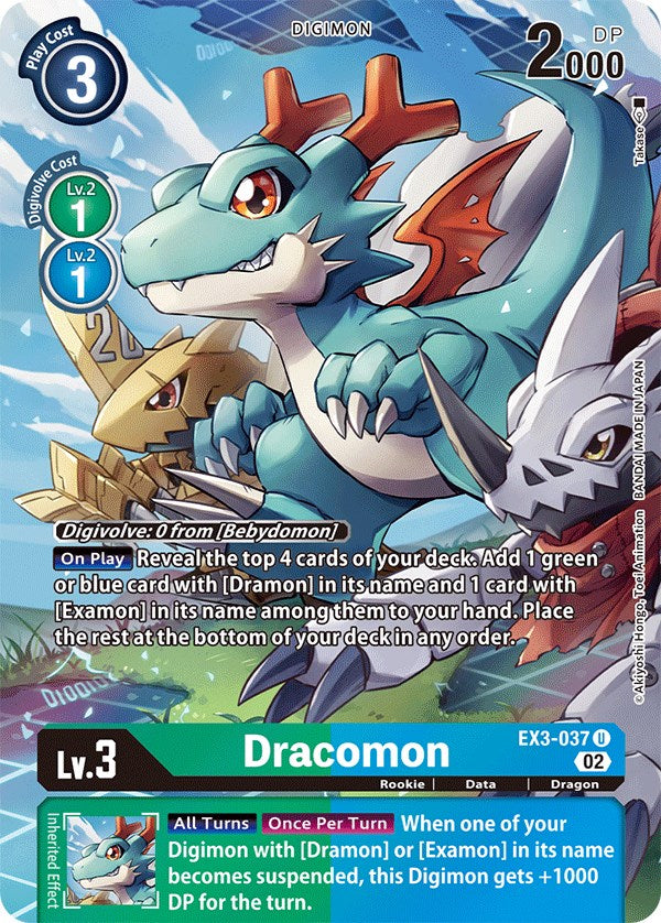 Dracomon [EX3-037] (Alternate Art) [Draconic Roar] | Enigma On Main