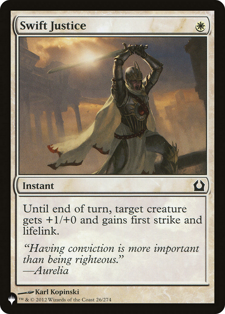Swift Justice [The List] | Enigma On Main