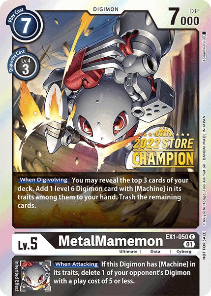 MetalMamemon [EX1-050] (2022 Store Champion) [Classic Collection Promos] | Enigma On Main