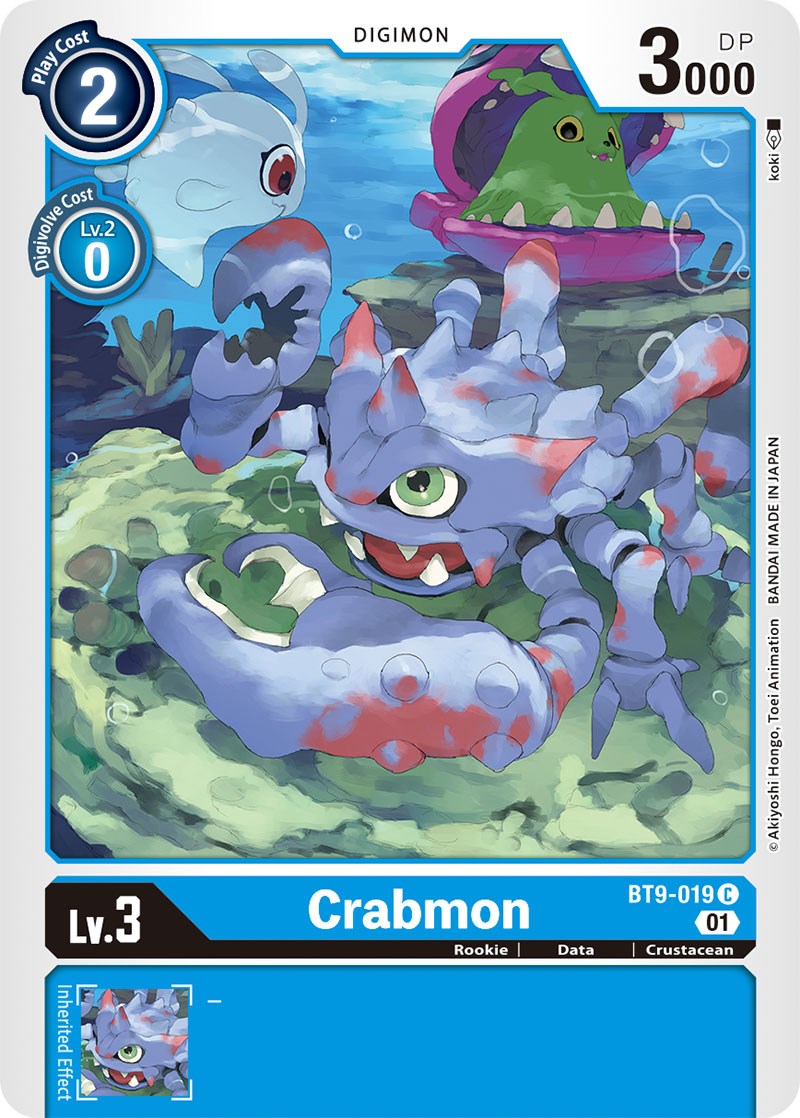 Crabmon [BT9-019] [X Record] | Enigma On Main