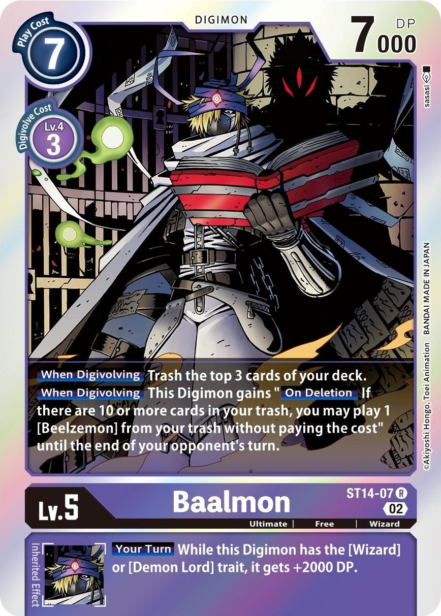 Baalmon [ST14-07] [Starter Deck: Beelzemon Advanced Deck Set] | Enigma On Main