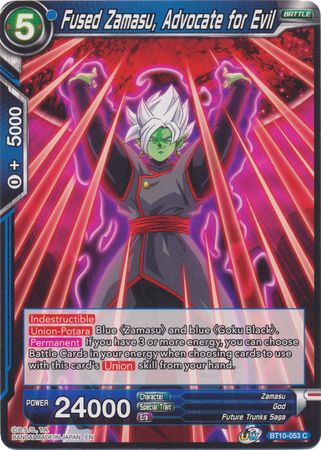 Fused Zamasu, Advocate for Evil (BT10-053) [Rise of the Unison Warrior 2nd Edition] | Enigma On Main