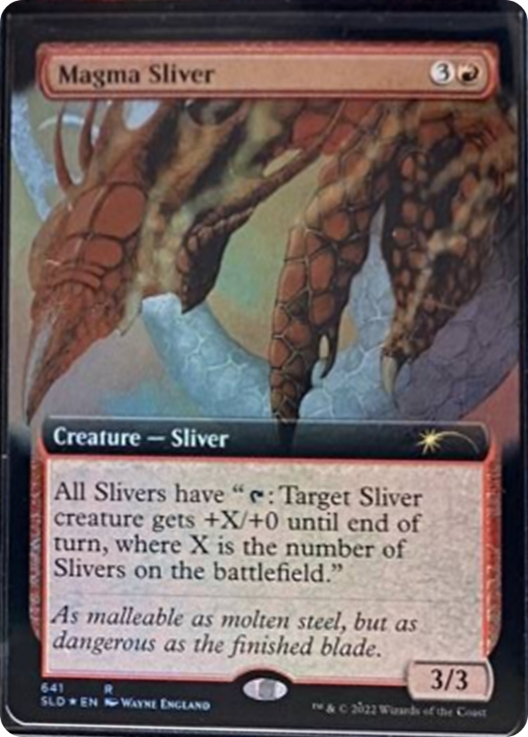 Magma Sliver (Extended Art) [Secret Lair Drop Series] | Enigma On Main