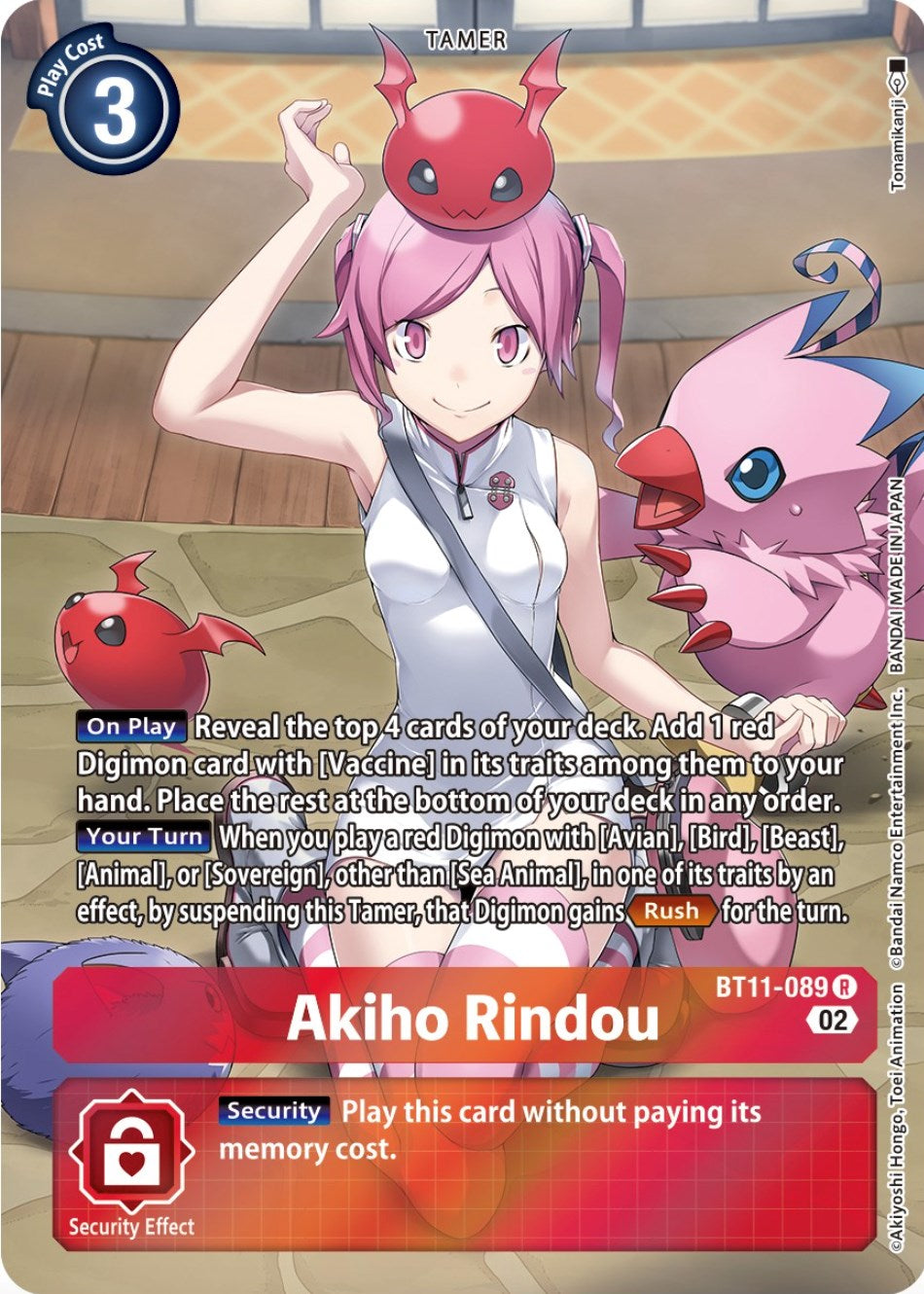 Akiho Rindou [BT11-089] (Alternate Art) [Dimensional Phase] | Enigma On Main