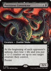 Persistent Constrictor (Extended Art) [Duskmourn: House of Horror Commander] | Enigma On Main