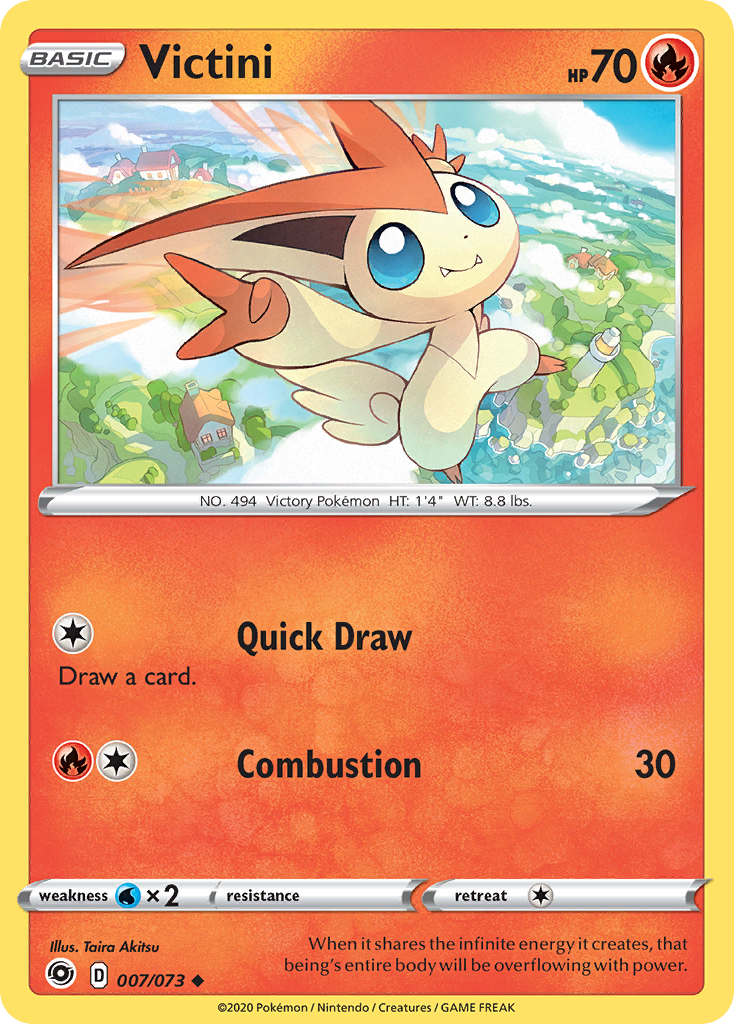 Victini (007/073) [Sword & Shield: Champion's Path] | Enigma On Main