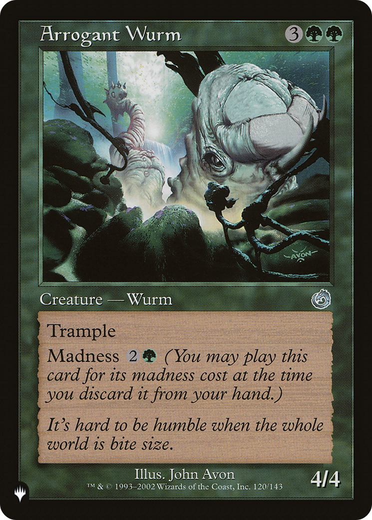 Arrogant Wurm [The List Reprints] | Enigma On Main